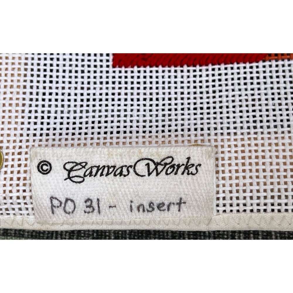 Canvas Works PO31 Animal Print Needlepoint Canvas Kit 15% Finished - Picture 7 of 10